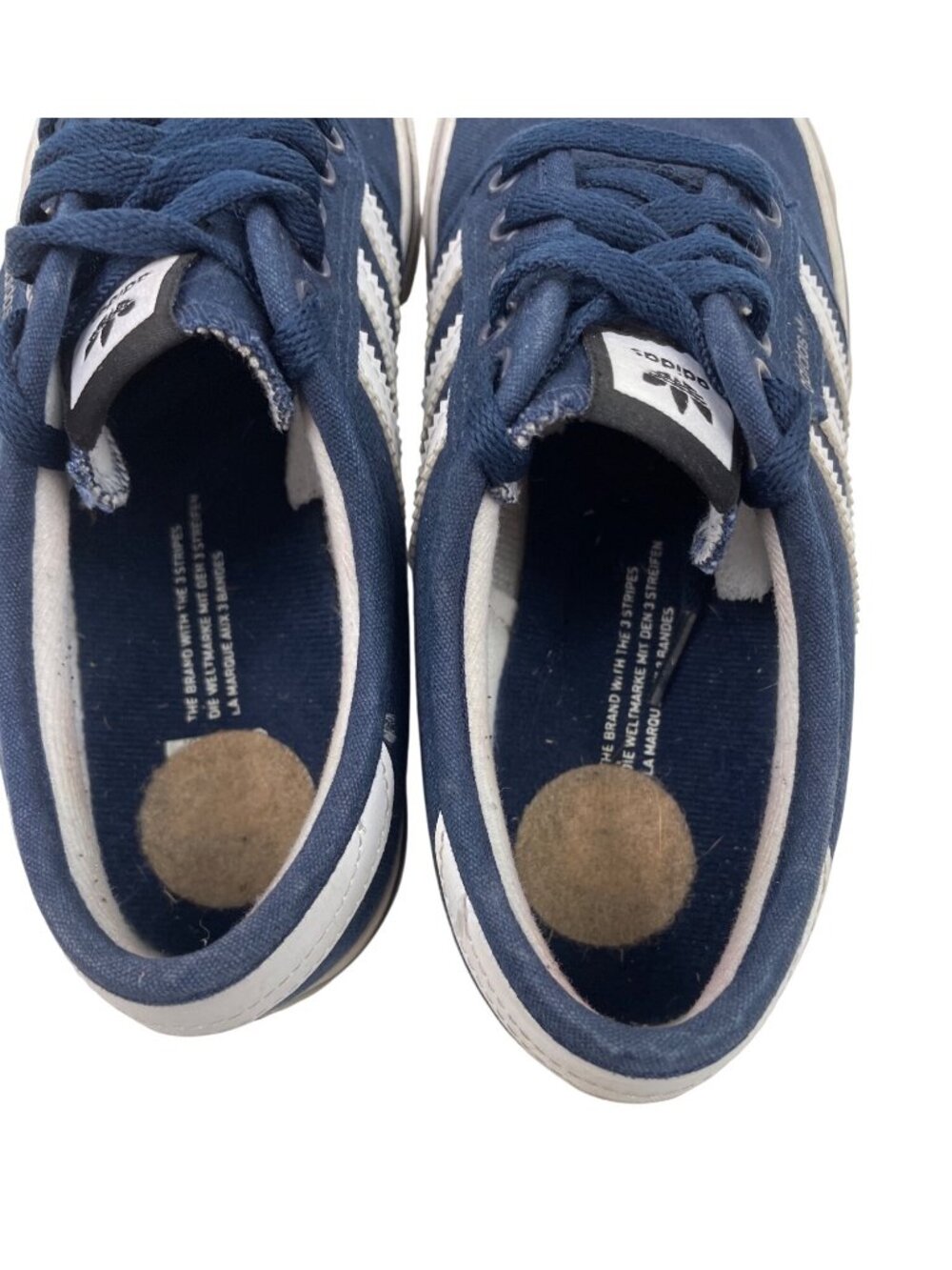 adidas Originals Seeley Womens Size 5.5 Navy Suede Skate Shoes LHV 029005 - Picture 9 of 11